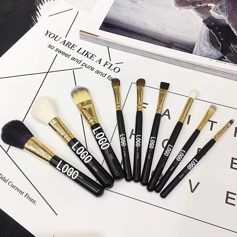 MAC Väärtuslikud meigipintslid Meigitööriistad 9 komplekti meigikingitusi jumestuskreemi pintslite komplekt Meigipintslite komplekt Lauvärvid Beauty