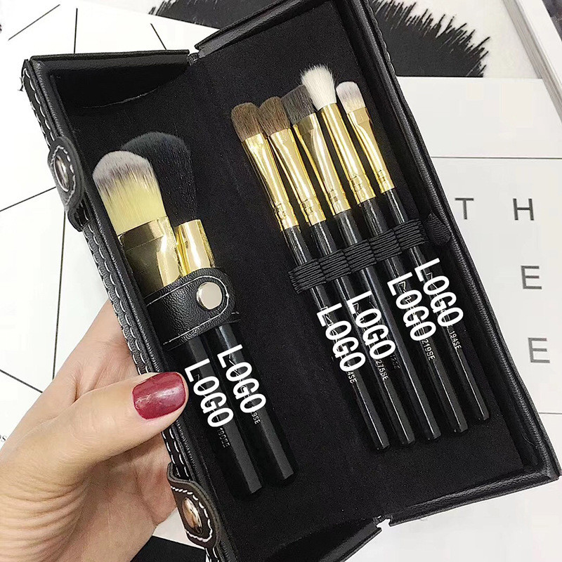 MAC Väärtuslikud meigipintslid Meigitööriistad 9 komplekti meigikingitusi jumestuskreemi pintslite komplekt Meigipintslite komplekt Lauvärvid Beauty