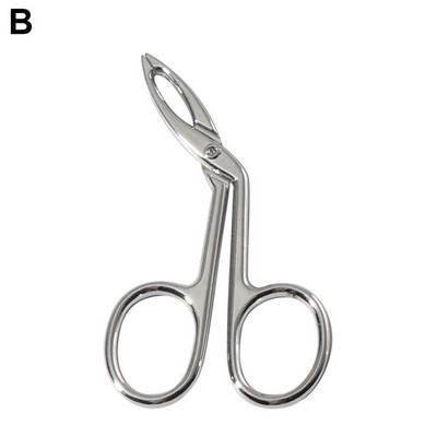 1 kom pinceta za obrve škare za ravne obrve pinceta pinceta za obrve štipaljka za dlačice Tip Plucker D4E4