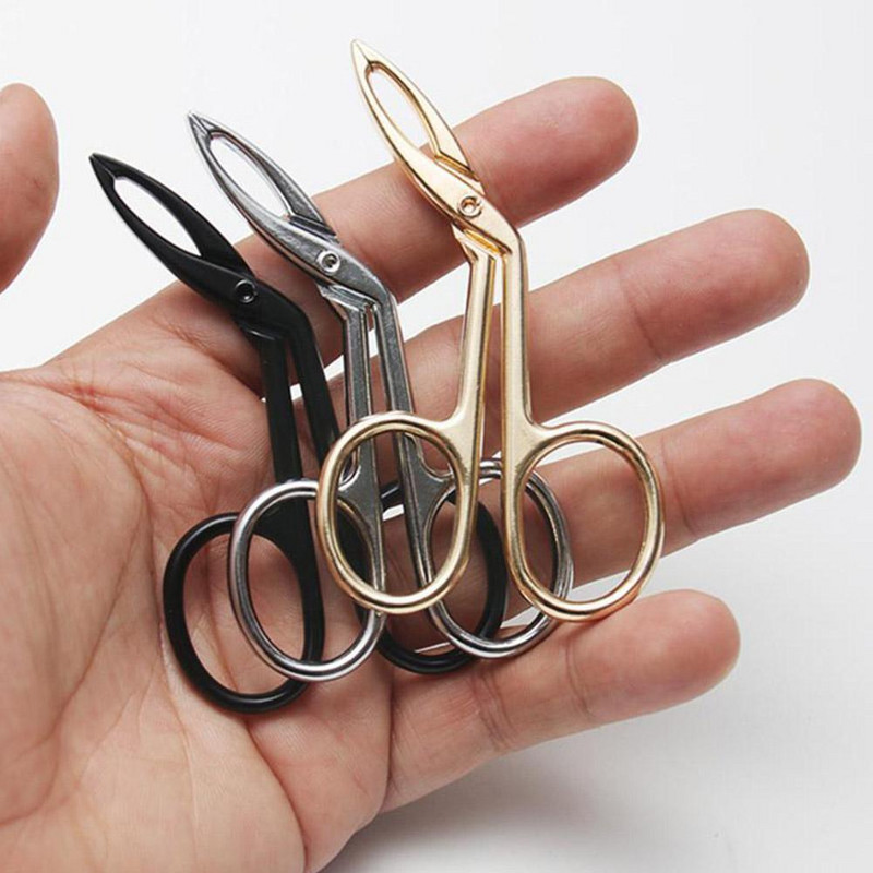 1 kom pinceta za obrve škare za ravne obrve pinceta pinceta za obrve štipaljka za dlačice Tip Plucker D4E4