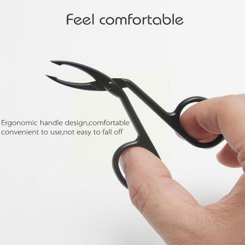 1 kom pinceta za obrve škare za ravne obrve pinceta pinceta za obrve štipaljka za dlačice Tip Plucker D4E4