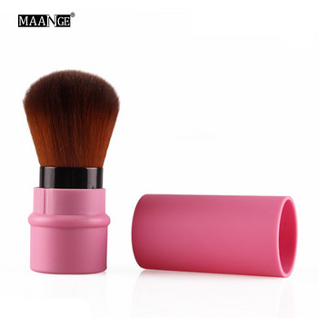 Pro 1Pcs Loose Power Foundation Blush Brush Makeup Mini Retractable Portable Blusher Face Brushes Beauty Cosmetic Travel Tools
