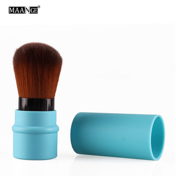 Pro 1Pcs Loose Power Foundation Blush Makeup Brush Mini Retractable Portable Blusher Face Brushes Beauty Cosmetic Travel Tools