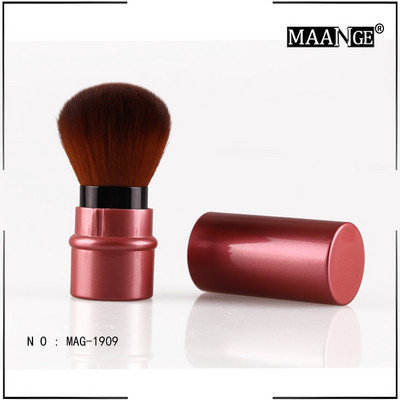 Pro 1Pcs Loose Power Foundation Blush Brush Makeup Mini Retractable Portable Blusher Face Brushes Beauty Cosmetic Travel Tools