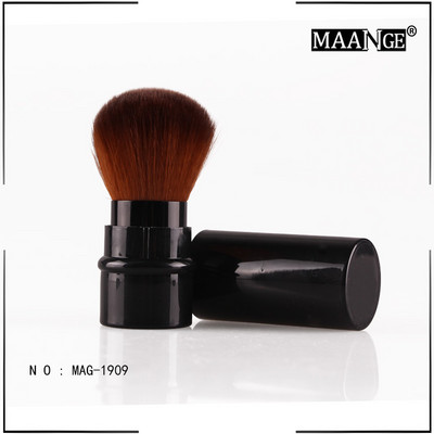 Pro 1Pcs Loose Power Foundation Blush Brush Makeup Mini Retractable Portable Blusher Face Brushes Beauty Cosmetic Travel Tools
