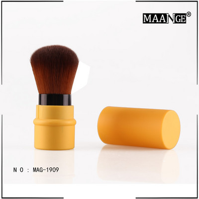 Pro 1Pcs Loose Power Foundation Blush Brush Makeup Mini Retractable Portable Blusher Face Brushes Beauty Cosmetic Travel Tools
