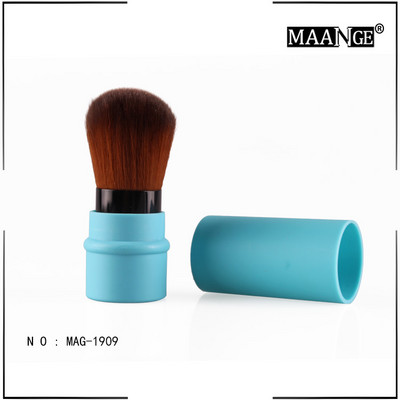 Pro 1Pcs Loose Power Foundation Blush Brush Makeup Mini Retractable Portable Blusher Face Brushes Beauty Cosmetic Travel Tools