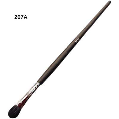 1 perie profesională pentru fard de pleoape, moale, veveriță, păr de capră, mixtă, medie, mare, pentru fard de pleoape, Blender, perie de machiaj