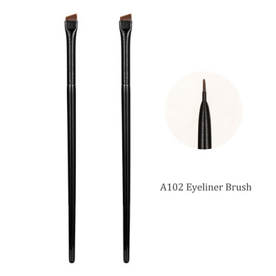 A101Brush Eyeliner A102Brush Professional Eyeliner Perie Perie pentru sprâncene în unghi mic Perie pentru contur sprâncene Perie fină pentru eyeliner Instrumente de machiaj