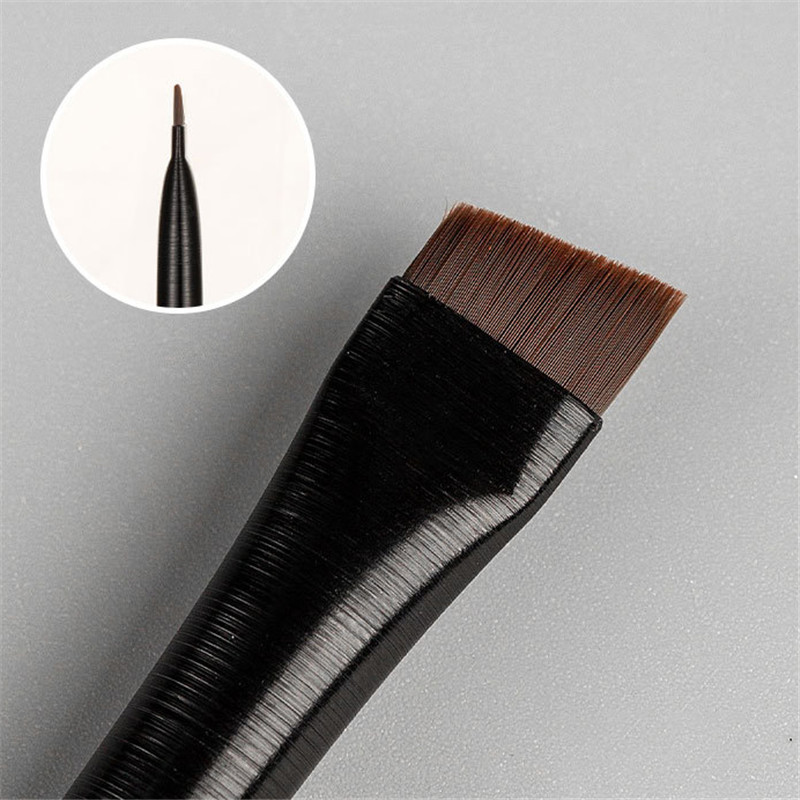 A101Brush Eyeliner A102Brush Professional Eyeliner Perie Perie pentru sprâncene în unghi mic Perie pentru contur sprâncene Perie fină pentru eyeliner Instrumente de machiaj