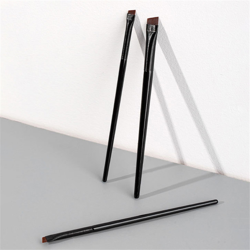 A101Brush Eyeliner A102Brush Professional Eyeliner Perie Perie pentru sprâncene în unghi mic Perie pentru contur sprâncene Perie fină pentru eyeliner Instrumente de machiaj