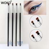 Αναβάθμιση Blade Ultra Thin Eyeliner Brush Βούρτσα λεπτής γωνίας επίπεδης φρυδιών κάτω από το μάτι Πινέλα μακιγιάζ Πινέλο ακριβείας λεπτομέρειας
