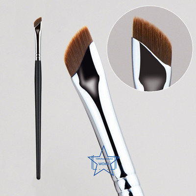 Αναβάθμιση Blade Ultra Thin Eyeliner Brush Βούρτσα λεπτής γωνίας επίπεδης φρυδιών κάτω από το μάτι Πινέλα μακιγιάζ Πινέλο ακριβείας λεπτομέρειας