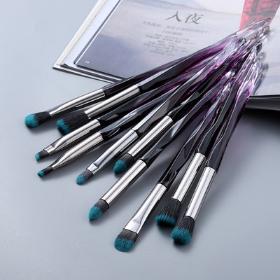 KOSMETYI Eye Brush Mini gyémánt smink ecset készlet szemhéjfesték ajak szemöldök ecsetek kiváló minőségű professzionális ajak szemceruza eszközök