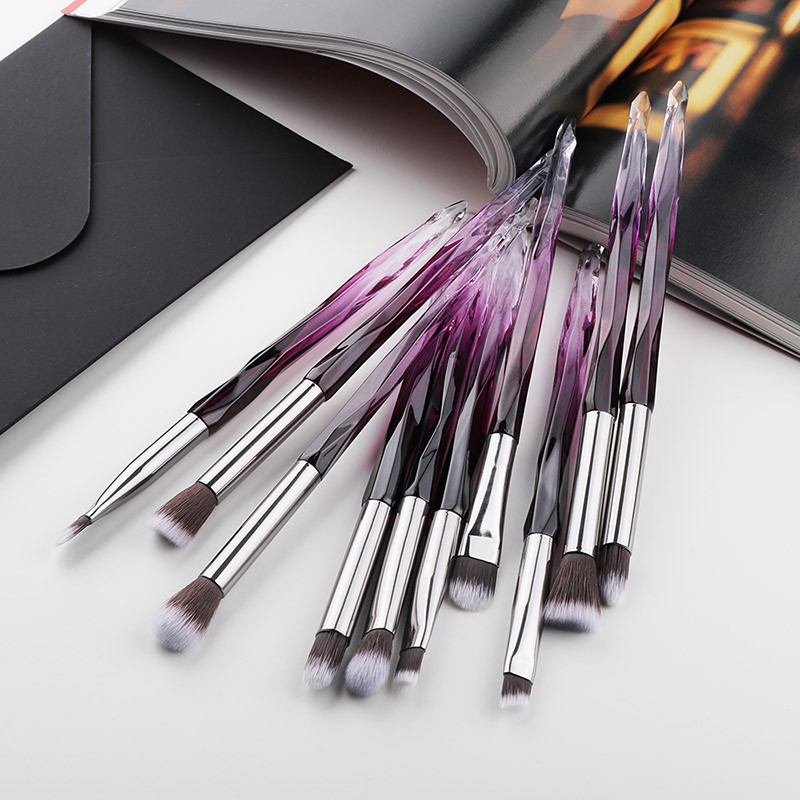 KOSMETYI Eye Brush Mini gyémánt smink ecset készlet szemhéjfesték ajak szemöldök ecsetek kiváló minőségű professzionális ajak szemceruza eszközök