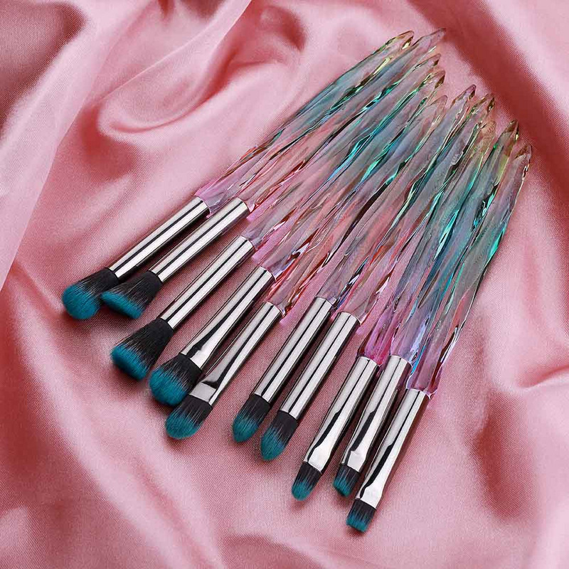 KOSMETYI Eye Brush Mini gyémánt smink ecset készlet szemhéjfesték ajak szemöldök ecsetek kiváló minőségű professzionális ajak szemceruza eszközök