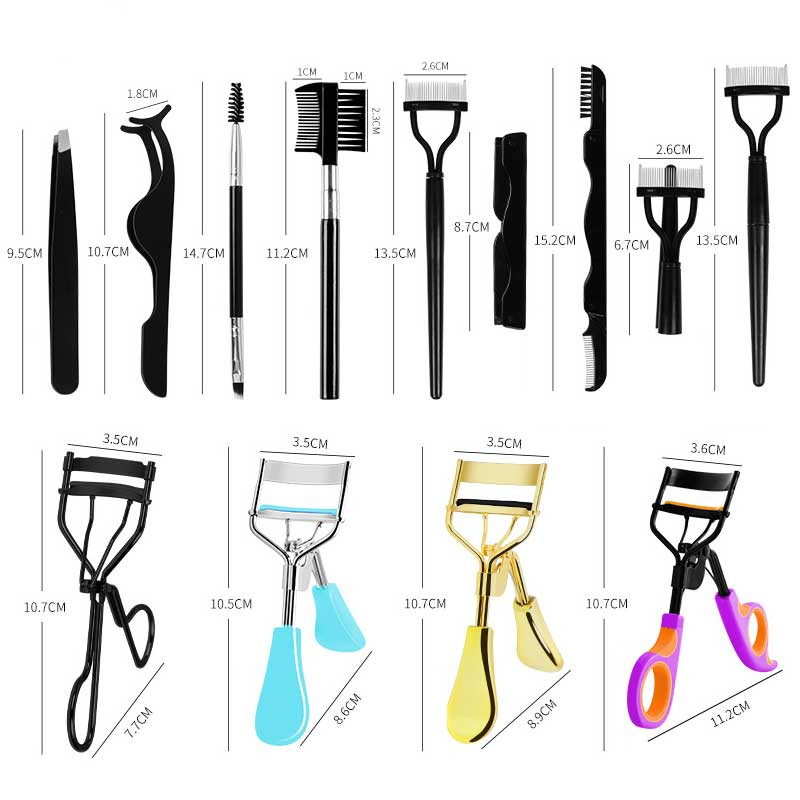 Τσιμπιδάκια για ψαλίδες βλεφαρίδων Μαύρο Επαγγελματικό μακιγιάζ ομορφιάς για ψεύτικες βλεφαρίδες Εργαλείο μακιγιάζ για γυναίκες