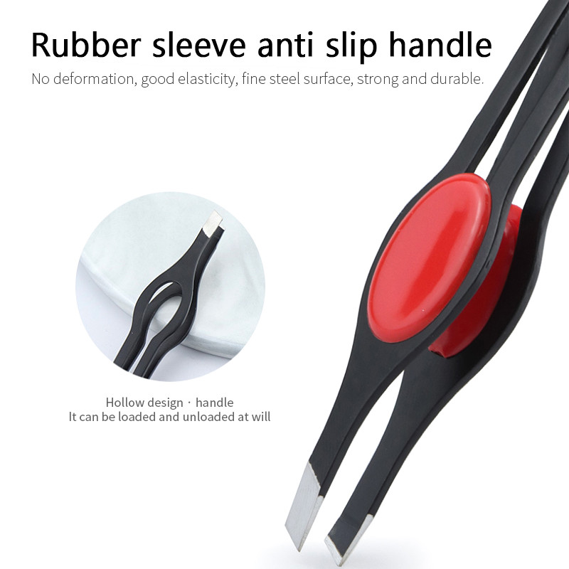 Pensetă convenabilă pentru sprâncene pentru îndepărtarea părului profesională Agrafe pentru sprâncene înclinate din oțel inoxidabil Instrumente pentru îndepărtarea machiajului de înaltă calitate