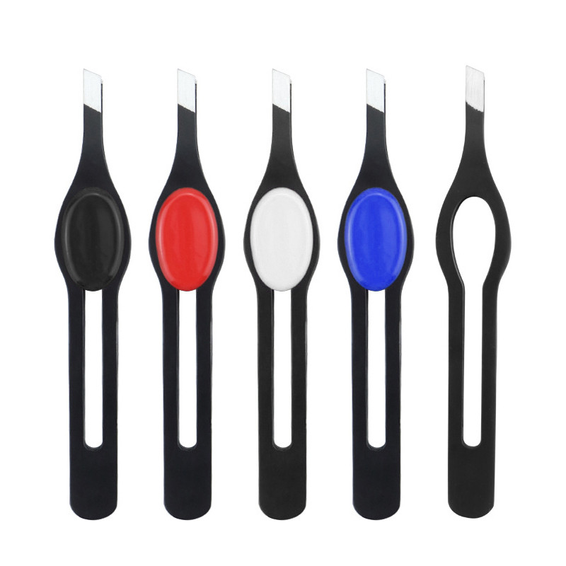 Pensetă convenabilă pentru sprâncene pentru îndepărtarea părului profesională Agrafe pentru sprâncene înclinate din oțel inoxidabil Instrumente pentru îndepărtarea machiajului de înaltă calitate