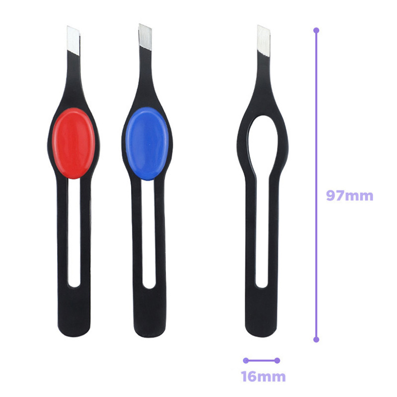 Pensetă convenabilă pentru sprâncene pentru îndepărtarea părului profesională Agrafe pentru sprâncene înclinate din oțel inoxidabil Instrumente pentru îndepărtarea machiajului de înaltă calitate