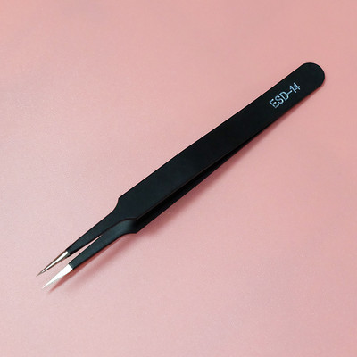 Nerūdijančio plieno antakių pincetas veido plaukų šalinimas nuo spuogų Antistatinis papuošalai Nagų dailė 3D dekoracijos Lipdukų rinkimo įrankiai