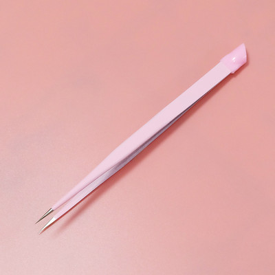 Nerūdijančio plieno antakių pincetas veido plaukų šalinimas nuo spuogų Antistatinis papuošalai Nagų dailė 3D dekoracijos Lipdukų rinkimo įrankiai