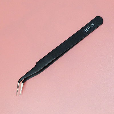 Nerūdijančio plieno antakių pincetas veido plaukų šalinimas nuo spuogų Antistatinis papuošalai Nagų dailė 3D dekoracijos Lipdukų rinkimo įrankiai