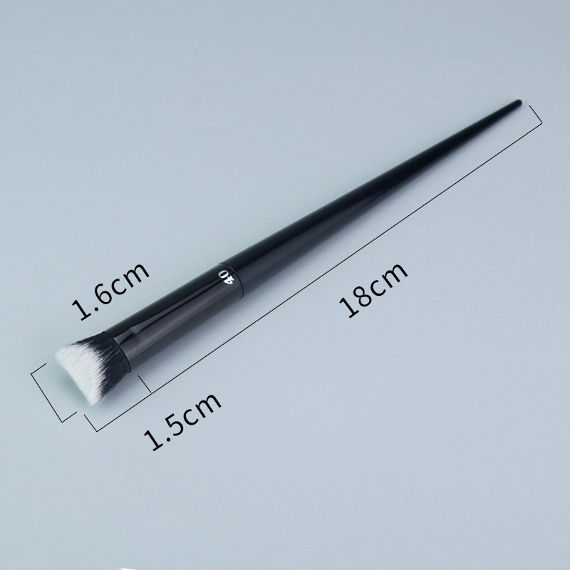 Foundation Concealer makiažo šepetėliai Dvipusis nuolydžio kontūro paryškinimas Detalių šepetėlis Kosmetikos grožio makiažo šepetėlis