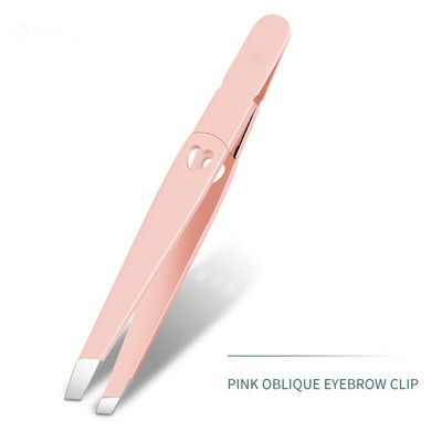 2022 Noua pensetă pentru sprâncene, păr colorat, frumusețe, extractor de păr fin, din oțel inoxidabil, agrafe înclinate pentru sprâncene, instrumente pentru îndepărtarea machiajului
