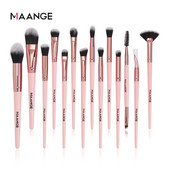 Set de pensule de machiaj MAANGE Pro 3/12/14 buc/lot, fard de pleoape, pentru sprâncene, perii pentru ochi pentru gene, pincel Maquiagem pentru machiaj