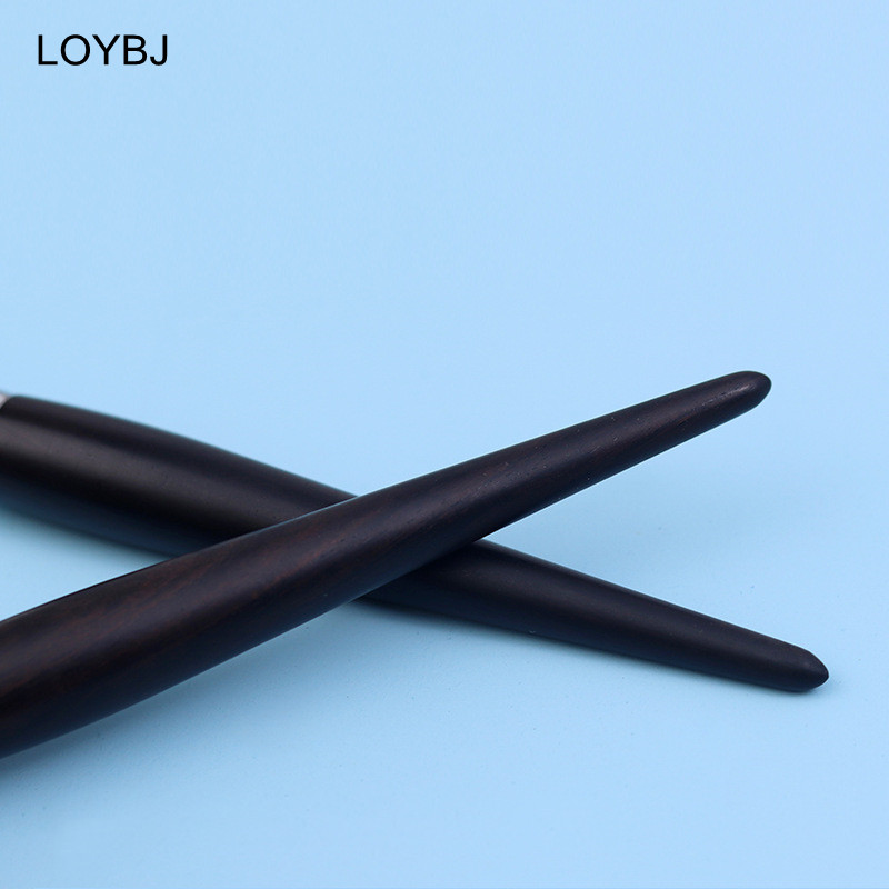 LOYBJ 1vnt ožkų plaukų skaistalų šepetėlis Stippling makiažo šepetėlis, kosmetikos pudra, natūrali žydi skaistalai paryškinantys kontūro šepetėliai