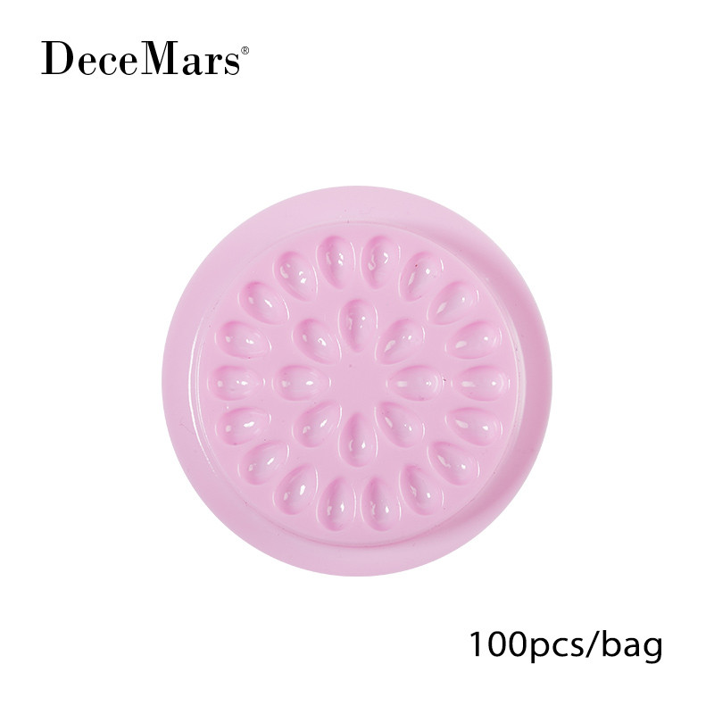 100 vnt vienkartinių blakstienų priauginimo klijų laikiklio padėklo plastiko