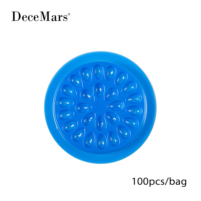 100 vnt vienkartinių blakstienų priauginimo klijų laikiklio padėklo plastiko