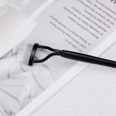 Skropstu ķemmes skropstu atliecējs skaistumkopšanas aplauzums skropstu atdalītājs metāla skropstu birste ķemmes skropstu tušas atdalītājs skaistumkopšanas aplauzums kosmētikas rīks