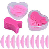 5 Pairs Perm Fase Eyelash Pad Kit Προστατευτικά επιθέματα σιλικόνης Eyelash Extension Lifting Curler Graft Shield Patch