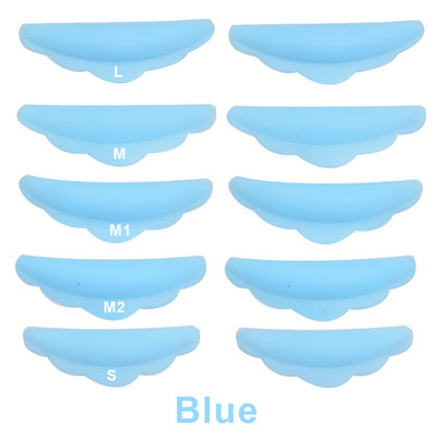 5 Pairs Perm Fase Eyelash Pad Kit Προστατευτικά επιθέματα σιλικόνης Eyelash Extension Lifting Curler Graft Shield Patch