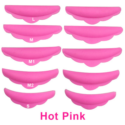 5 Pairs Perm Fase Eyelash Pad Kit Προστατευτικά επιθέματα σιλικόνης Eyelash Extension Lifting Curler Graft Shield Patch