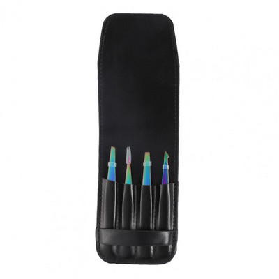 4 vnt. / rinkinys antakių pincetas, tikslus kelių galvučių nerūdijančio plieno blakstienų priauginimo segtukas makiažo grožiui antakių priemonė