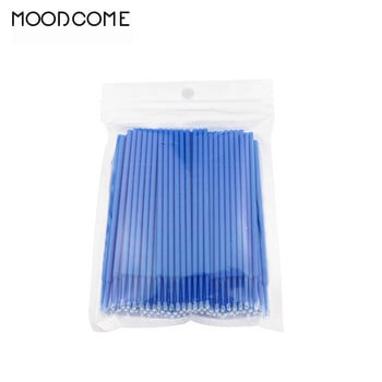 100 PCS Micro Brushes Μίας χρήσης Ραβδί Mascara Mascara for Eyelash Extension Professional Lash extensions Eye Brush