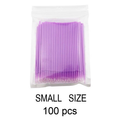 100 PCS Micro Brushes Μίας χρήσης Ραβδί Mascara Mascara for Eyelash Extension Professional Lash extensions Eye Brush