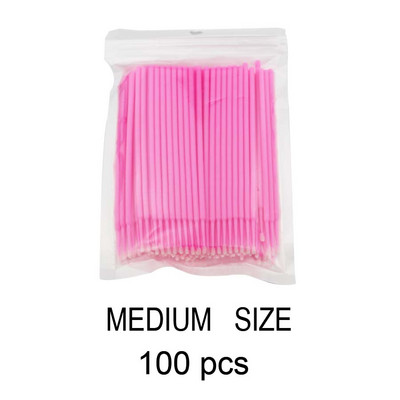 100 PCS Micro Brushes Μίας χρήσης Ραβδί Mascara Mascara for Eyelash Extension Professional Lash extensions Eye Brush