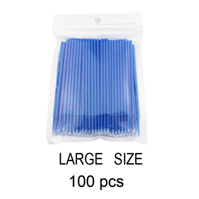 100 PCS Micro Brushes Μίας χρήσης Ραβδί Mascara Mascara for Eyelash Extension Professional Lash extensions Eye Brush