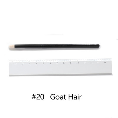 OVW DLH nedažyti ožkos plaukai pūkuoti minkšti skaistalai makiažo šepetėlis Highlight Brush Black Handle brochas maquillaje profesional