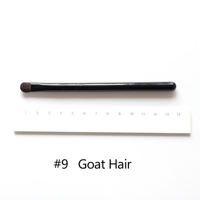 OVW DLH nedažyti ožkos plaukai pūkuoti minkšti skaistalai makiažo šepetėlis Highlight Brush Black Handle brochas maquillaje profesional