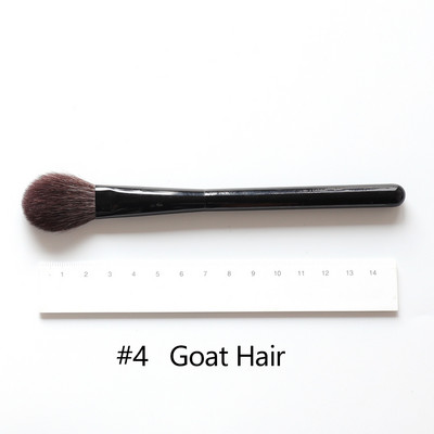 OVW DLH nedažyti ožkos plaukai pūkuoti minkšti skaistalai makiažo šepetėlis Highlight Brush Black Handle brochas maquillaje profesional