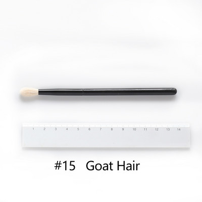 OVW DLH nedažyti ožkos plaukai pūkuoti minkšti skaistalai makiažo šepetėlis Highlight Brush Black Handle brochas maquillaje profesional