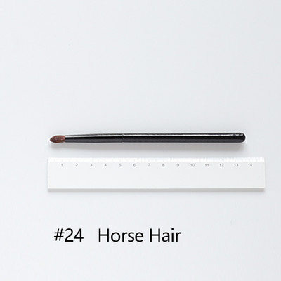 OVW DLH nedažyti ožkos plaukai pūkuoti minkšti skaistalai makiažo šepetėlis Highlight Brush Black Handle brochas maquillaje profesional