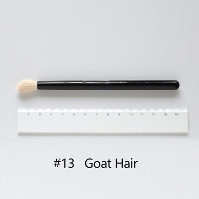 OVW DLH nedažyti ožkos plaukai pūkuoti minkšti skaistalai makiažo šepetėlis Highlight Brush Black Handle brochas maquillaje profesional