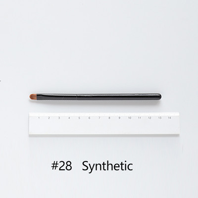 OVW DLH nedažyti ožkos plaukai pūkuoti minkšti skaistalai makiažo šepetėlis Highlight Brush Black Handle brochas maquillaje profesional