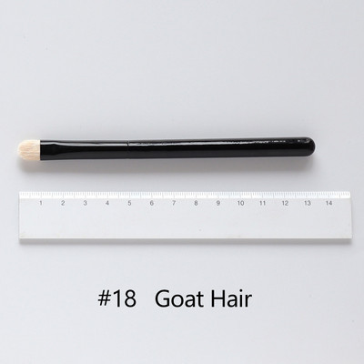 OVW DLH nedažyti ožkos plaukai pūkuoti minkšti skaistalai makiažo šepetėlis Highlight Brush Black Handle brochas maquillaje profesional